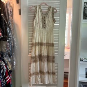 Gold sparkly dress by Naoo